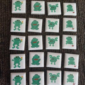 Lot of 20 mini ceramic mosaic tiles arts and crafts
